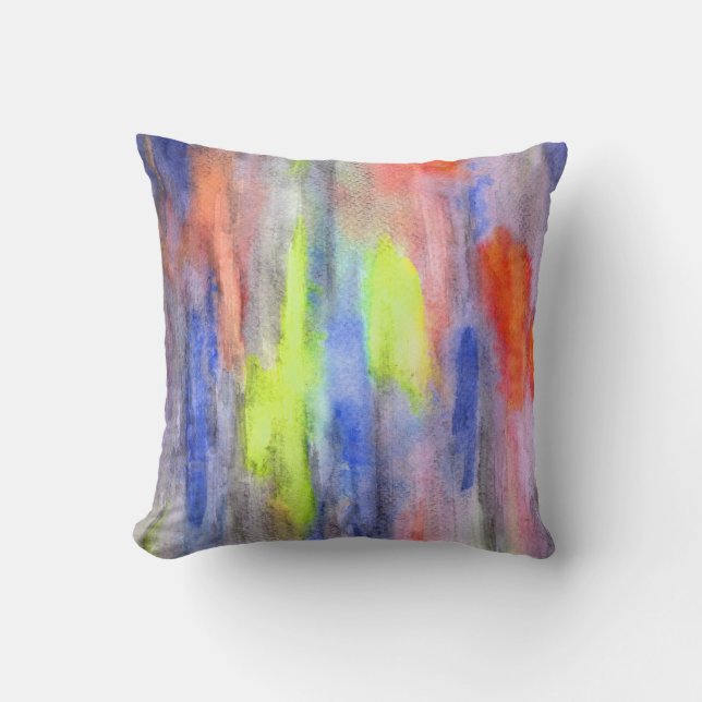 Ebony Rainbow Oranje Pillow Kussen (Voorkant)