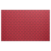 Ebony Red Parisian Damask Pattern Fabric Stof (Yard (91,4 cm))
