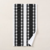 Ebony Ritme Afrikaans Patroon Bad Handdoek (Handdoek)