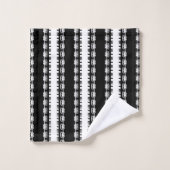 Ebony Ritme Afrikaans Patroon Bad Handdoek (Wasdoekje)