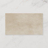 Ebony Rustic Quatrefoil Wedding Place Card Plaatskaartje (Achterkant)