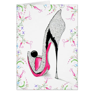 Ebony Shoe Card