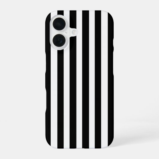 Ebony Sneeuw iPhone 16 Hoesje (Achterkant)