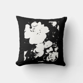 Ebony Snow Rozen Kussen