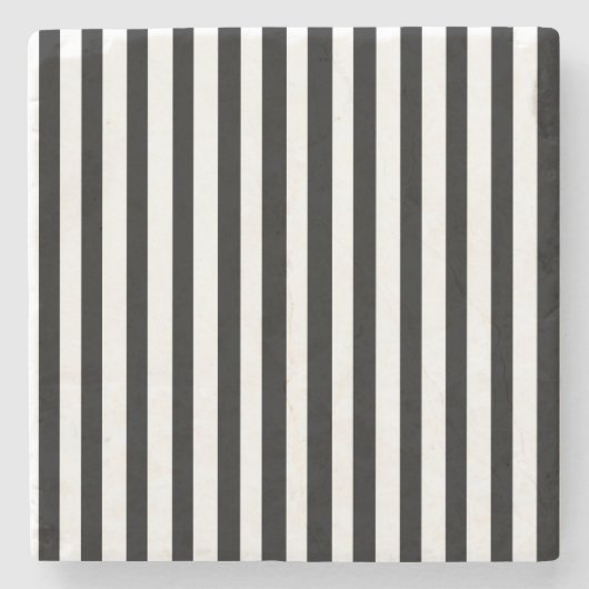 Ebony Snow Stenen Onderzetter (Voorkant)