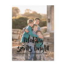 Ebony Starry Making Spirits Bright Holiday Foto