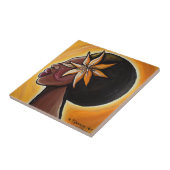 Ebony Tile Tegeltje (Zijkant)