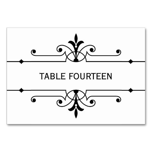 Ebony v2 Fancy Kaart voor sierweddenschappen (Voorkant)