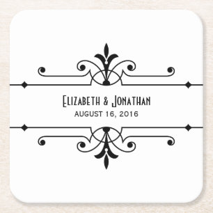 Ebony v2 Fancy Onderzetter voor sierpapier