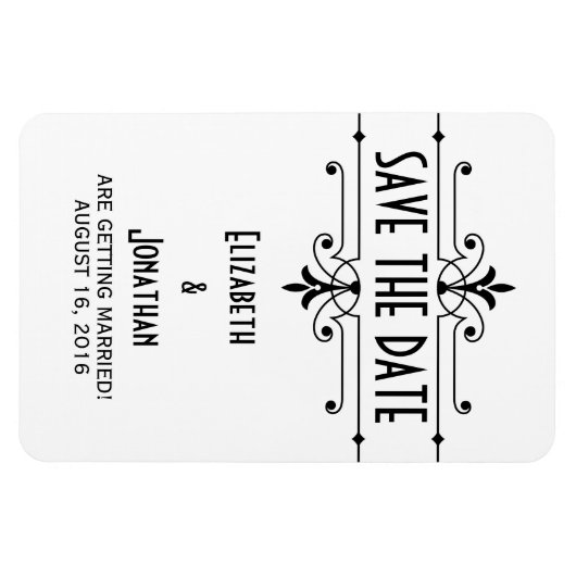 Ebony v2 Fancy sierlijk sparen de Magnet van de Da Magneet (Horizontaal)