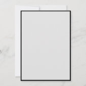 Ebony Vanilla Strawberry Hydrangeas Rehearsal Kaart (Achterkant)