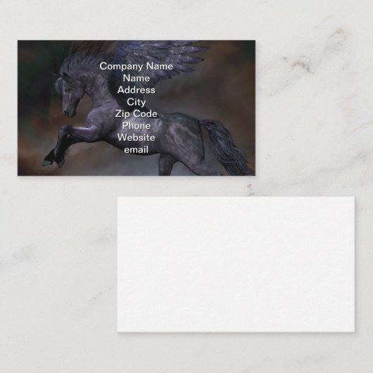 Ebony Visitekaartje (Voorkant / Achterkant)