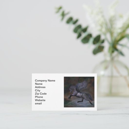 Ebony Visitekaartje (Staand voorkant)