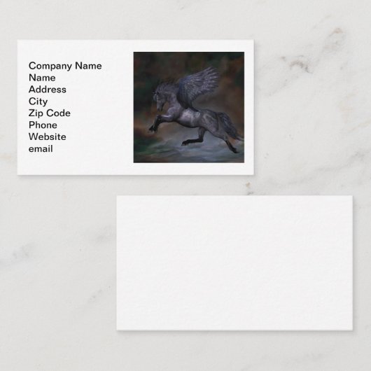 Ebony Visitekaartje (Voorkant / Achterkant)