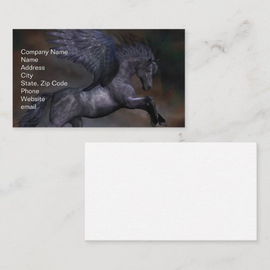 Ebony Visitekaartje (Voorkant / Achterkant)