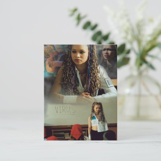 Ebony voor het virus briefkaart (Staand voorkant)