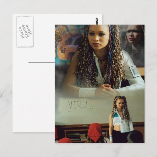 Ebony voor het virus briefkaart (Voorkant / Achterkant)