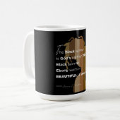 Ebony vrouw, koffiemok (Voorkant links)