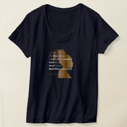 "Ebony Woman" T-shirt (Laagn)