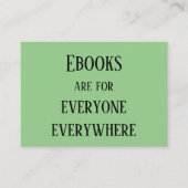 Ebooks overal visitekaartje (Voorkant)