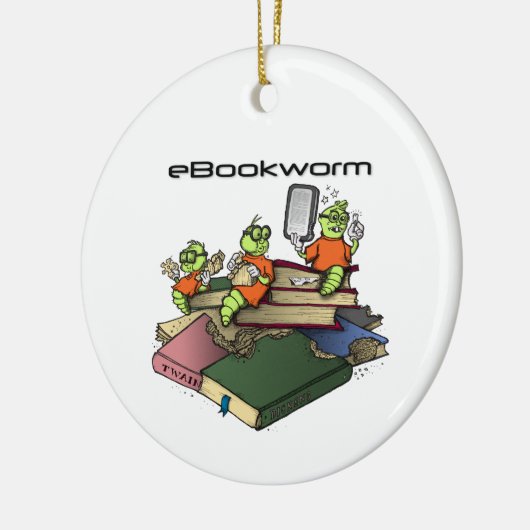 eBookworm Ornament (Links)