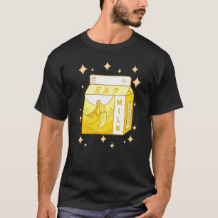 Eboy Melk Shake Karton Leuke Japanse Banaan Melk D T-shirt