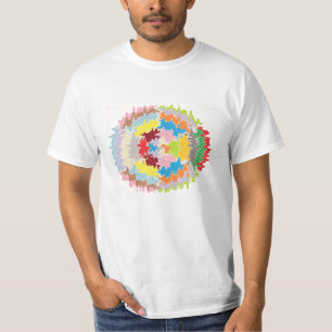 EBR-regenboogkleuren:  Energiebalans T-shirt