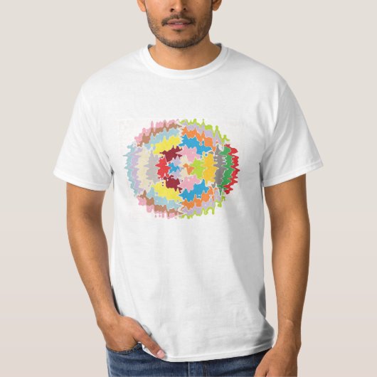EBR regenboogkleuren: energiebalans T-shirt (Voorkant)