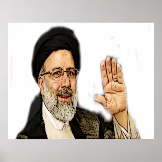 Ebrahim Raisi Poster (Voorkant)