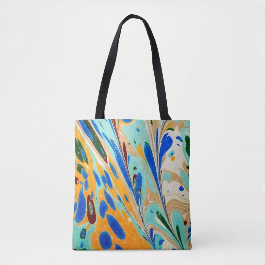 Ebru Art Print Tote Bag (Voorkant)