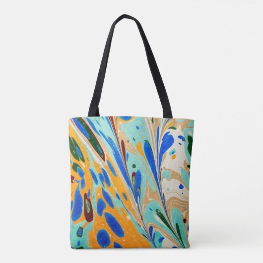 Ebru Art Print Tote Bag (Achterkant)