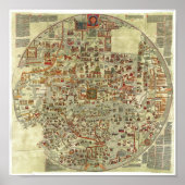 Ebstorf Map (13e eeuw) Poster (Voorkant)