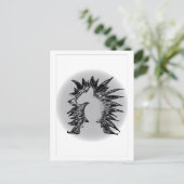 EBT schaakridder moderne huisdier kunst illustrati Briefkaart (Staand voorkant)