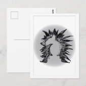 EBT schaakridder moderne huisdier kunst illustrati Briefkaart (Voorkant / Achterkant)