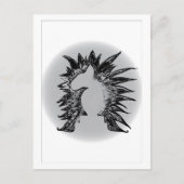 EBT schaakridder moderne huisdier kunst illustrati Briefkaart (Voorkant)