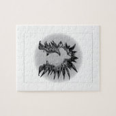 EBT schaakridder moderne huisdier kunst illustrati Legpuzzel (Horizontaal)