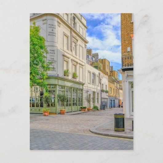 Ebury Mews, Belgravia, Briefkaart van Londen (Voorkant)