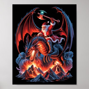 Ec Kerst Fantasie - Mmo Mystieke Kerstman rijdt Dr Poster