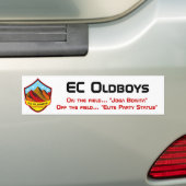EC Oudjongens Bumpersticker (Op auto)