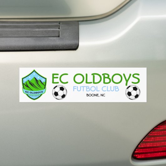 EC Oudjongens Bumpersticker (Op auto)