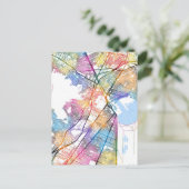 Ecatepec de Morelos Mexico City Map Briefkaart (Staand voorkant)