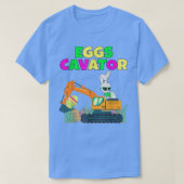 Ecavator Easter Bunny Eggs Cavator Kinder Toddler  T-shirt (Design voorkant)