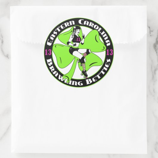 ECB-sticker Ronde Sticker (Tas)