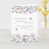 ECC 3:1 Voor alles is er een reden Kaart (Gele Bloem)