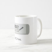 ECC_mok, ECC! Inc. Koffiemok (Voorkant rechts)