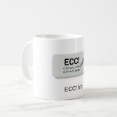 ECC_mok, ECC! Inc. Koffiemok (Voorkant links)