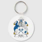 Ecccles Family Crest Sleutelhanger (Voorkant)