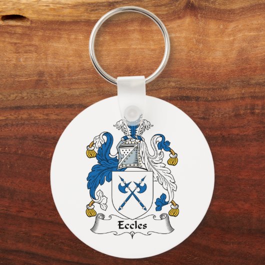 Ecccles Family Crest Sleutelhanger (Voorkant)