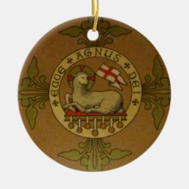 Ecce Agnus Dei Keramisch Ornament