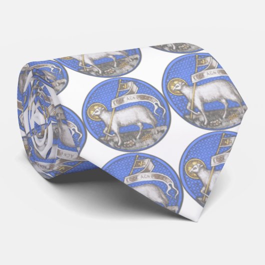 Ecce Agnus Dei Necktie Stropdas (Opgerold)
